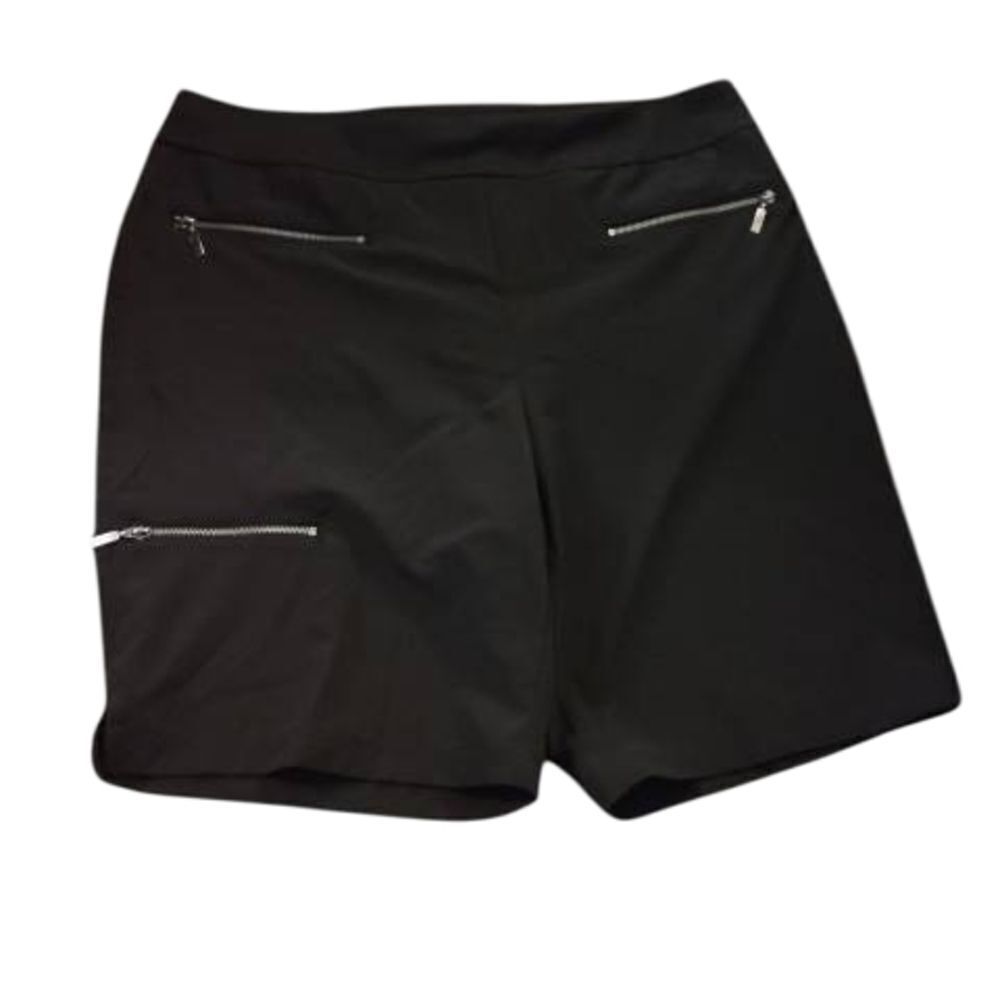 Chico's Black High Waist Tailored Shorts (387)